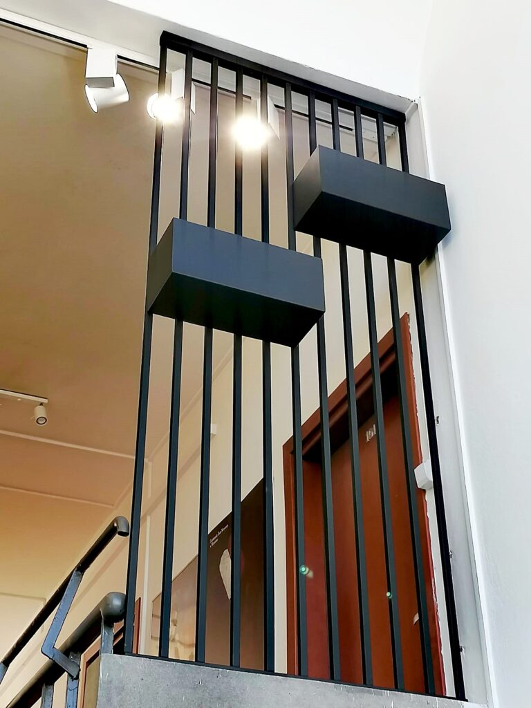 Balustrada harfa metalowa GDEL